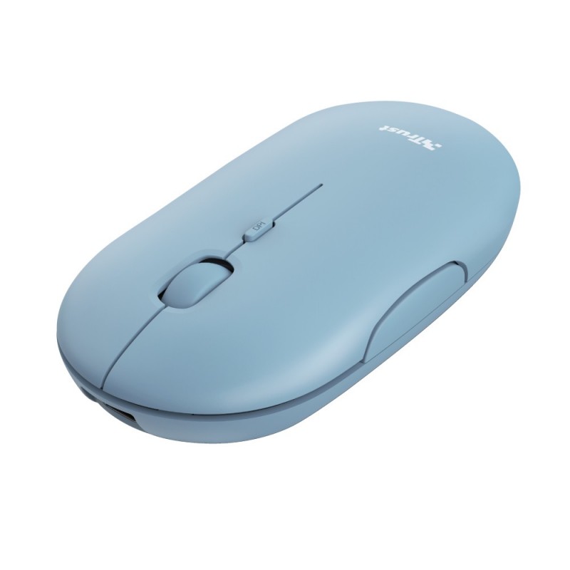 Trust Puck mouse Ambidextrous RF Wireless + Bluetooth 1600 DPI