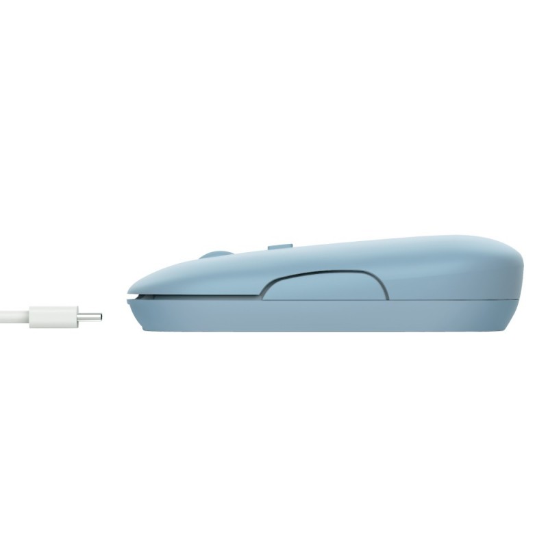 Trust Puck mouse Ambidestro RF senza fili + Bluetooth 1600 DPI