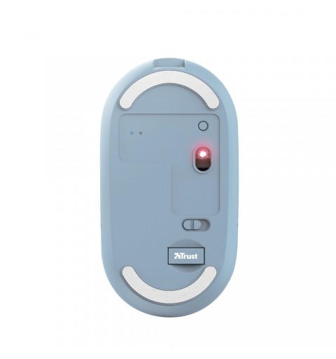 Trust Puck mouse Ambidestro RF senza fili + Bluetooth 1600 DPI