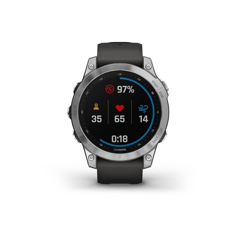 Garmin fenix 7 3,3 cm (1.3") MIP 47 mm Argent GPS (satellite)