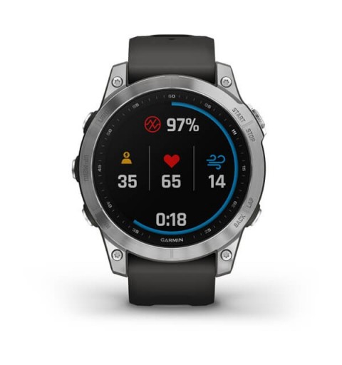 Garmin fenix 7 3,3 cm (1.3") MIP 47 mm Argent GPS (satellite)