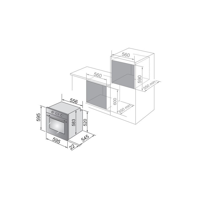 De’Longhi CM 9L AN PPP Backofen 74 l A Anthrazit