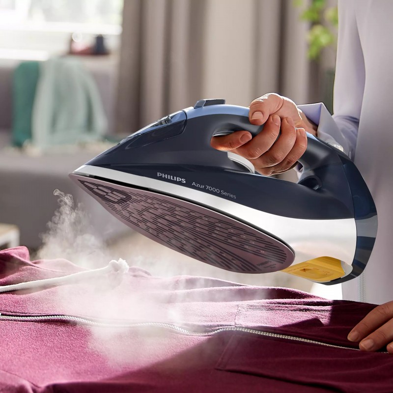 Philips 7000 series DST7030 20 iron Dry & Steam iron SteamGlide Plus soleplate 2800 W Blue