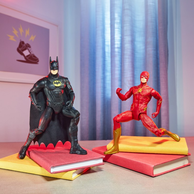 dc comics The Flash - Figurine Batman Articulée 30 Cm - Revivez Les