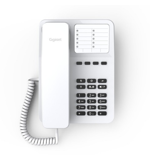 Gigaset DESK 400 Analog telephone White