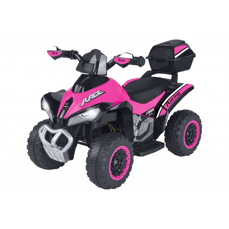 E-Spidko Quad elettrico per bambini, 6 Volt - Rosa