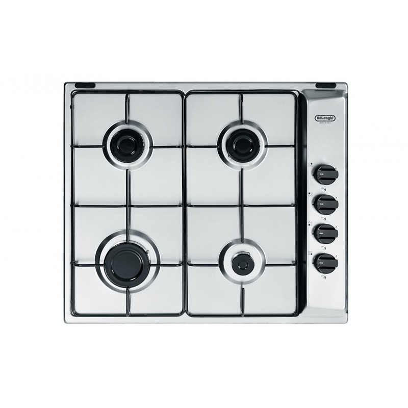 De’Longhi YAL 46 ASV Kochfeld Edelstahl Integriert 58 cm Gaskochfeld 4 Zone(n)