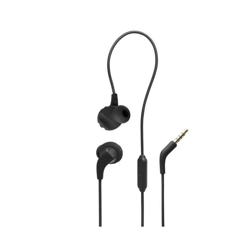 JBL Endurance Run 2 Wired Cuffie Cablato In-ear Chiamate Musica Sport Tutti i giorni Nero