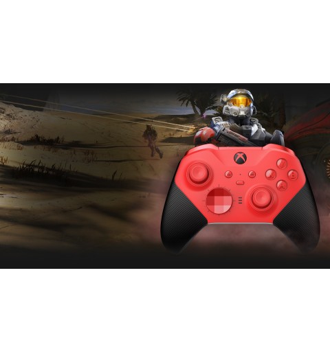 Microsoft Xbox Elite Series 2 - Core Black, Red Bluetooth USB Gamepad Analogue Digital Xbox Series S, Xbox Series X, PC, Xbox