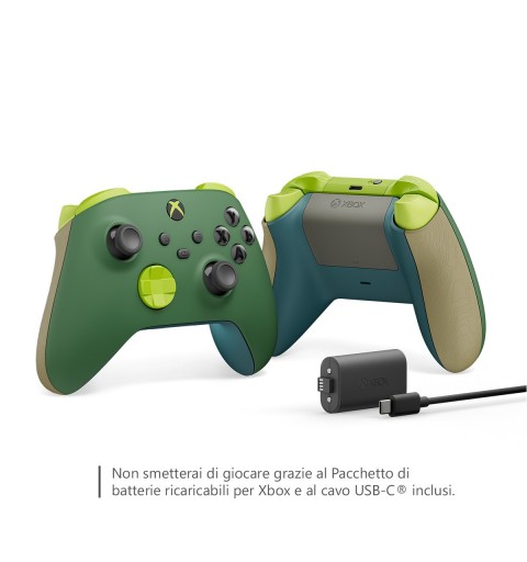 Microsoft Xbox Remix Special Edition Grün Bluetooth USB Gamepad Analog Digital Android, PC, Xbox One, Xbox Series S, Xbox