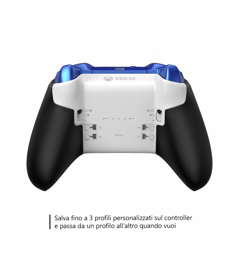 Microsoft Xbox Elite Series 2 - Core Noir, Bleu Bluetooth USB Manette de jeu Analogique Numérique PC, Xbox One, Xbox One S,