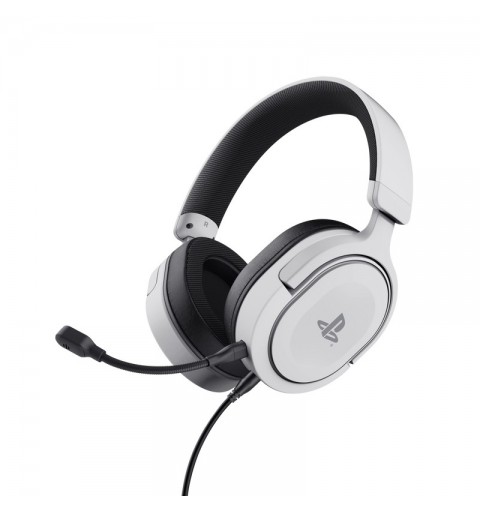 Trust GXT 498 Forta Auriculares Alámbrico Diadema Juego Negro, Blanco