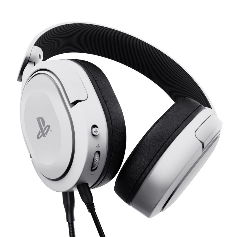 Trust GXT 498 Forta Auriculares Alámbrico Diadema Juego Negro, Blanco