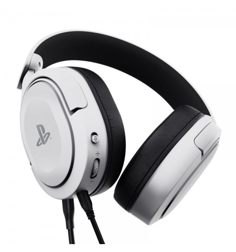 Trust GXT 498 Forta Auriculares Alámbrico Diadema Juego Negro, Blanco