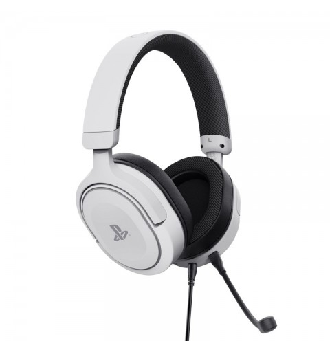 Trust GXT 498 Forta Auriculares Alámbrico Diadema Juego Negro, Blanco