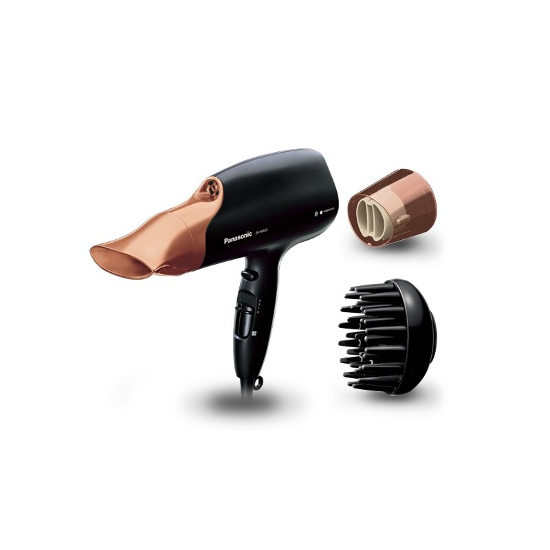 Panasonic EH-NA65CN825 asciuga capelli 2000 W Nero, Oro