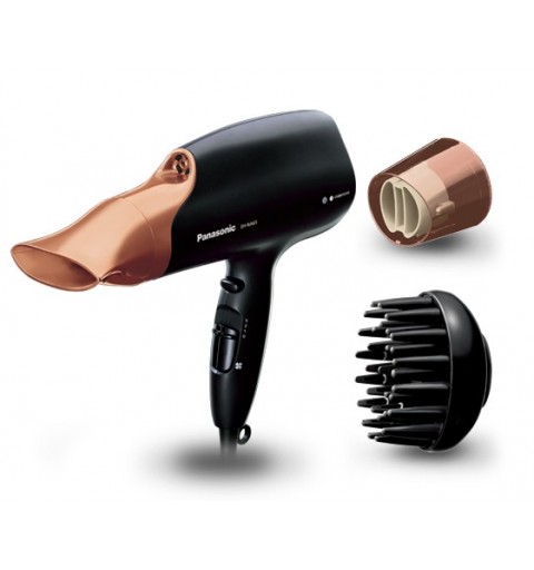 Panasonic EH-NA65CN825 asciuga capelli 2000 W Nero, Oro