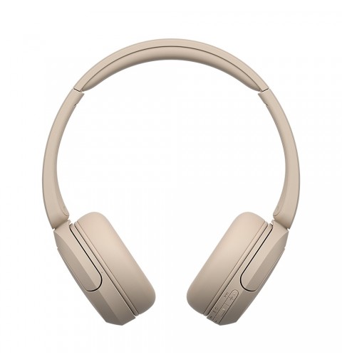 Sony WH-CH520 Auriculares Inalámbrico Diadema Llamadas Música USB Tipo C Bluetooth Base de carga Crema de color