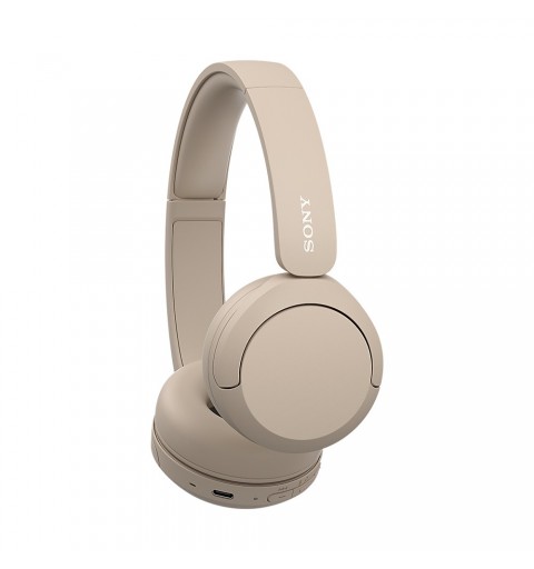 Sony WH-CH520 Auriculares Inalámbrico Diadema Llamadas Música USB Tipo C Bluetooth Base de carga Crema de color