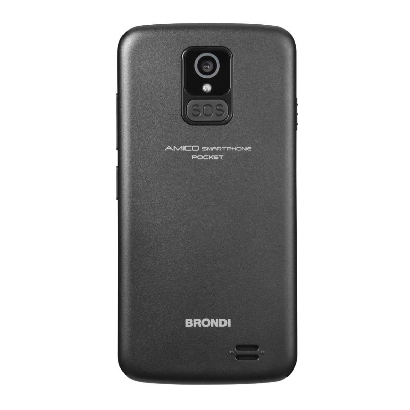 Brondi Pocket 10,2 cm (4") Double SIM Android 12 Go edition 4G USB Type-C 2 Go 16 Go 1400 mAh Noir