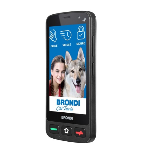 Brondi Pocket 10,2 cm (4") SIM doble Android 12 Go edition 4G USB Tipo C 2 GB 16 GB 1400 mAh Negro