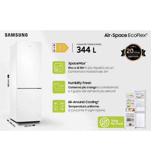 Samsung RB33B610EWW fridge-freezer Freestanding F White