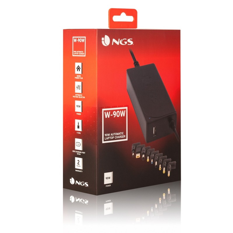 NGS W-90 adaptateur de puissance & onduleur Intérieure 90 W Noir