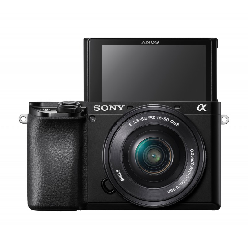 Sony α 6100 + 16-50mm MILC 24,2 MP CMOS 6000 x 40000 Pixeles Negro