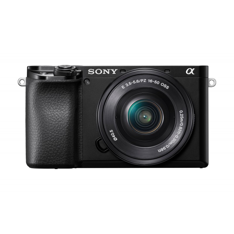 Sony α 6100 + 16-50mm MILC 24,2 MP CMOS 6000 x 40000 pixels Noir