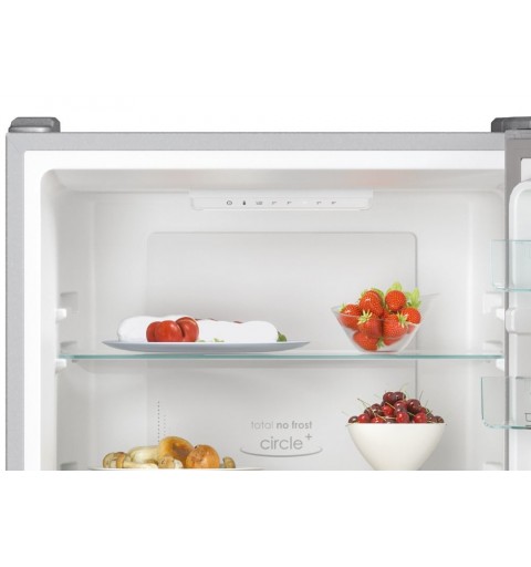 Candy Fresco CCE3T618ES fridge-freezer Freestanding 341 L E Silver