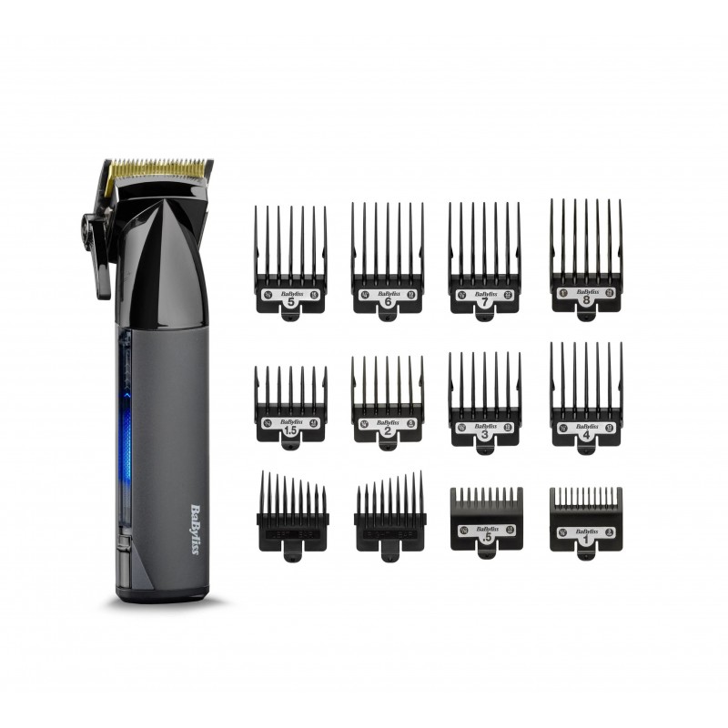 BaByliss E991E cortadora de pelo y maquinilla Negro, Cromo