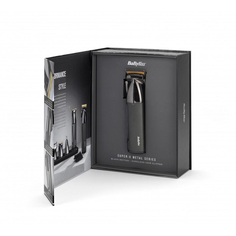 BaByliss E991E cortadora de pelo y maquinilla Negro, Cromo