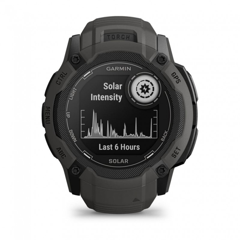 Garmin Instinct 2X Solar 2,79 cm (1.1") MIP 50 mm Grafito GPS (satélite)