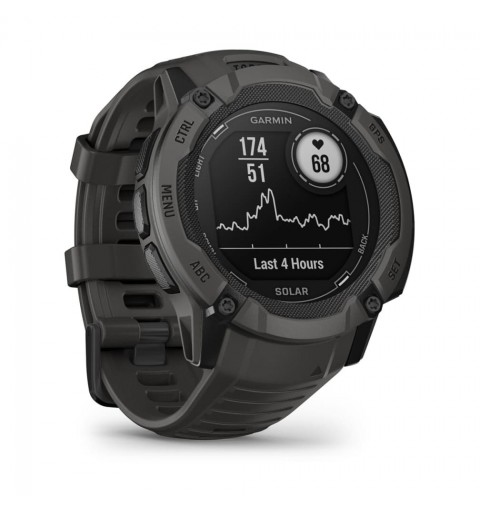 Garmin Instinct 2X Solar 2,79 cm (1.1") MIP 50 mm Grafito GPS (satélite)