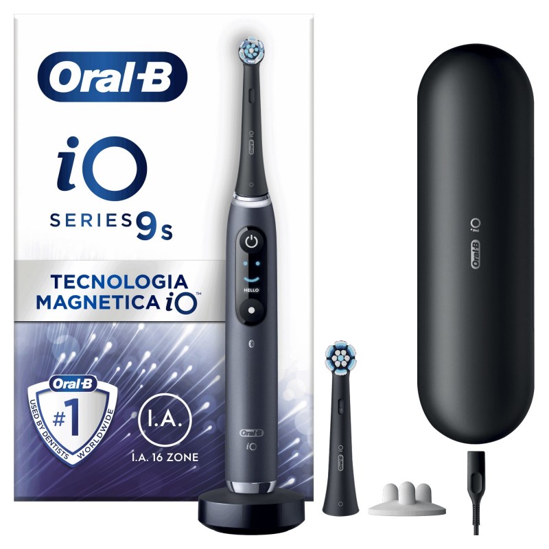 Oral-B iO 9S Adult Rotating-oscillating toothbrush Black