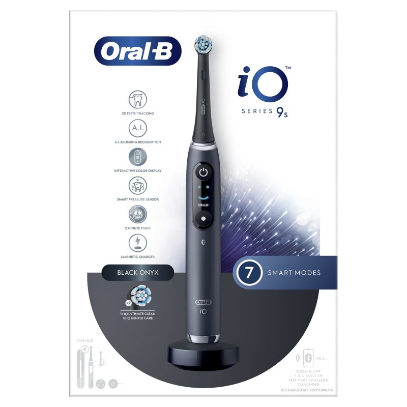 Oral-B iO 9S Adult Rotating-oscillating toothbrush Black