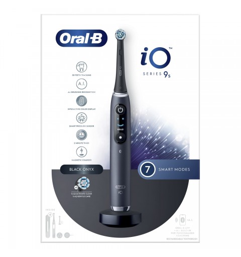 Oral-B iO 9S Adult Rotating-oscillating toothbrush Black