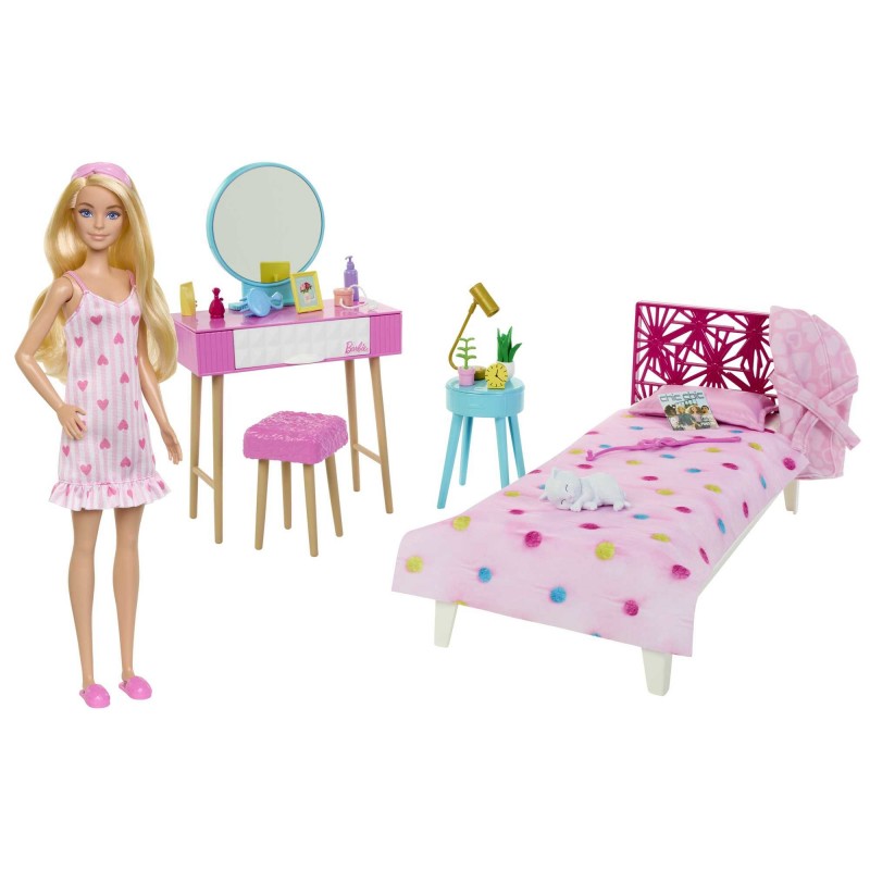 Barbie Bedroom Playset & Doll