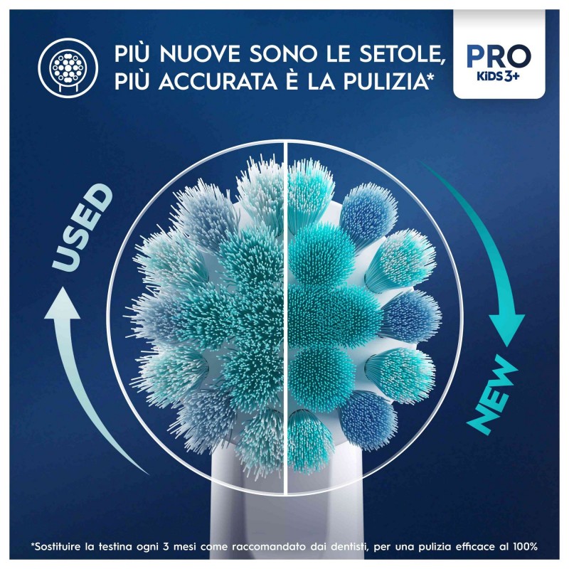 Oral-B Pro Kids 3 Stück(e) Mehrfarbig