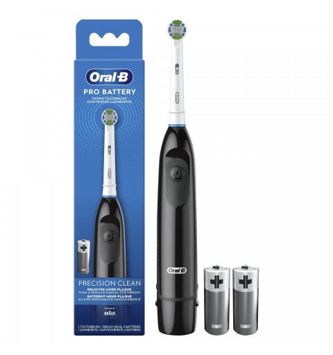 Oral-B Pro Battery Adulte Noir, Blanc