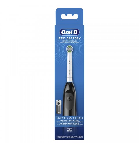 Oral-B Pro Battery Adulte Noir, Blanc