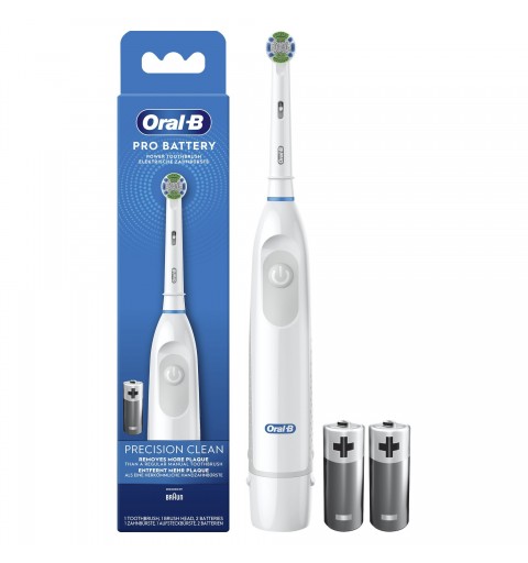 Oral-B Pro Battery Adulte Blanc