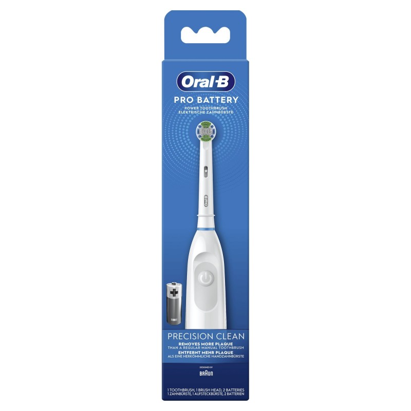 Oral-B Pro Battery Adulte Blanc