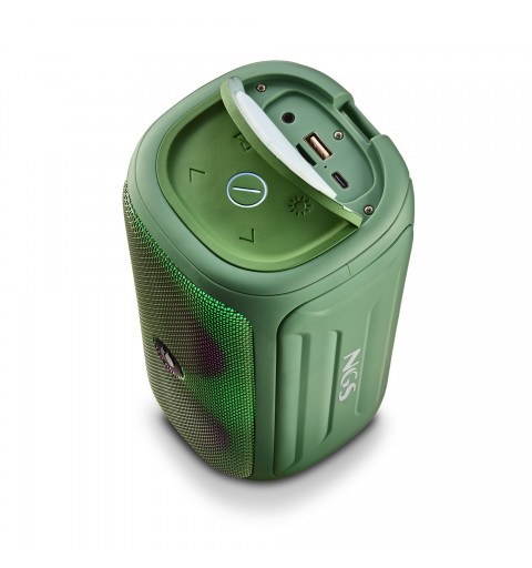 NGS ROLLER BEAST Altavoz portátil estéreo Verde 32 W