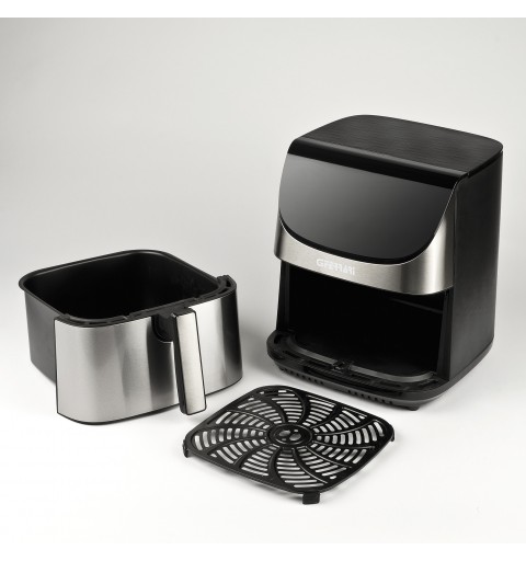 G3 Ferrari FRIGGISANO XXL Single 8 L Stand-alone 1700 W Hot air fryer Black, Stainless steel