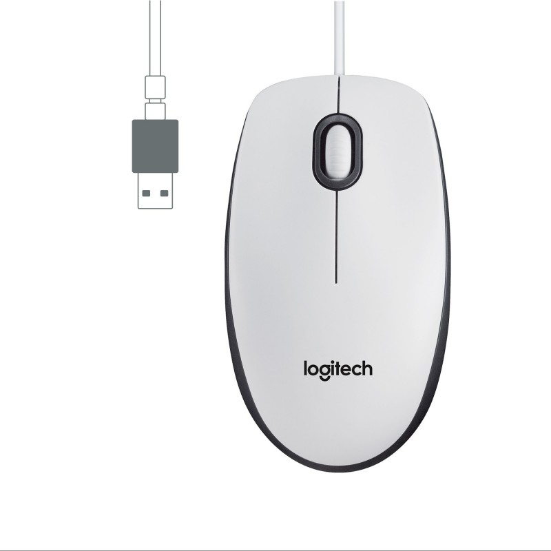 Logitech M100 Maus Beidhändig USB Typ-A Optisch 1000 DPI