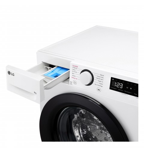 LG F4R3009NSWB lavadora Carga frontal 9 kg 1400 RPM A Blanco