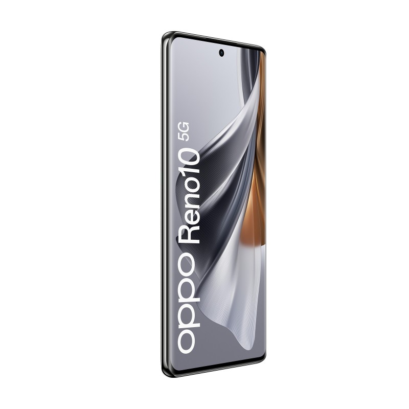 OPPO Reno 10 5G 17 cm (6.7") Double SIM Android 13 USB Type-C 8 Go 256 Go 5000 mAh Gris, Argent