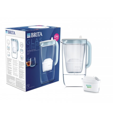 Brita 1046673 Wasserfilter Pitcher-Wasserfilter 2,5 l Hellblau