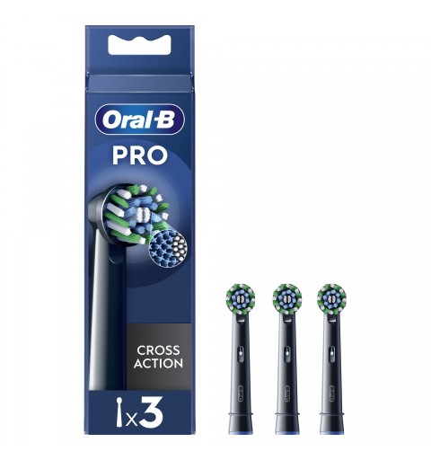 Oral-B Pro Cross Action 3 pc(s) Black